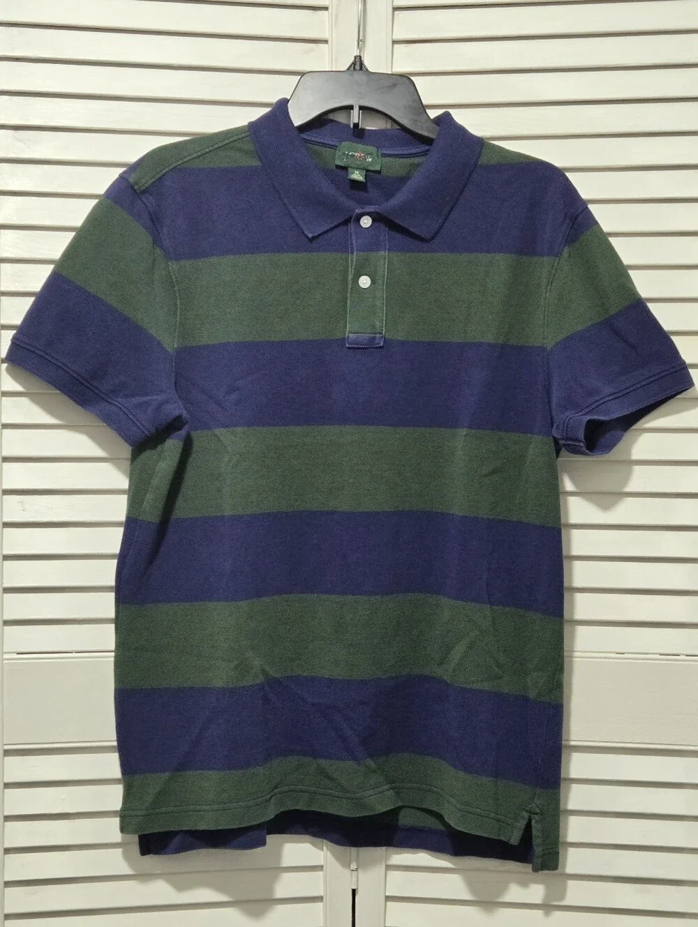 J. CREW Mens Slim Saltwash Pique Polo Shirt  Size Medium Nwot